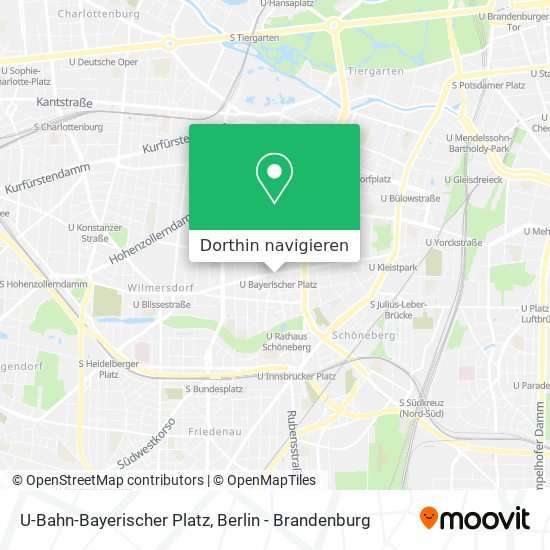 U-Bahn-Bayerischer Platz Karte
