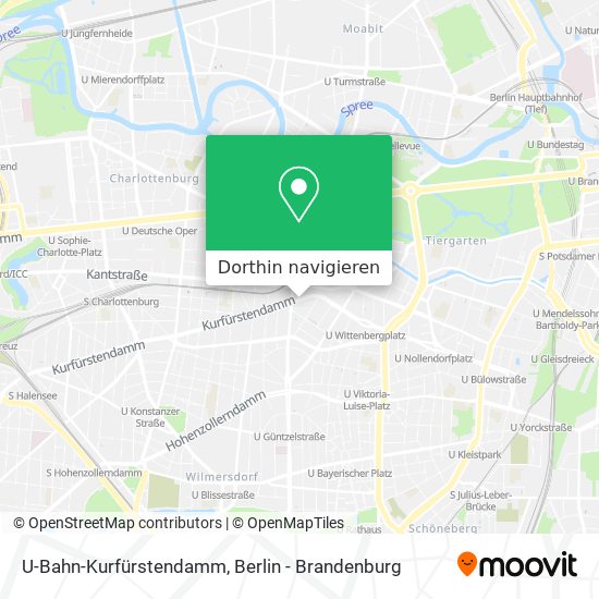 U-Bahn-Kurfürstendamm Karte