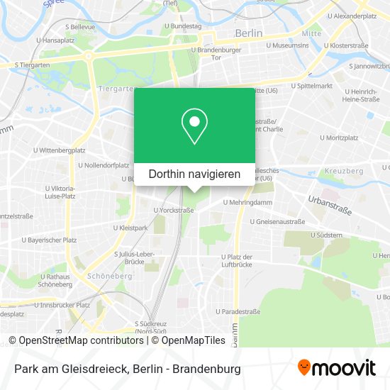 Park am Gleisdreieck Karte