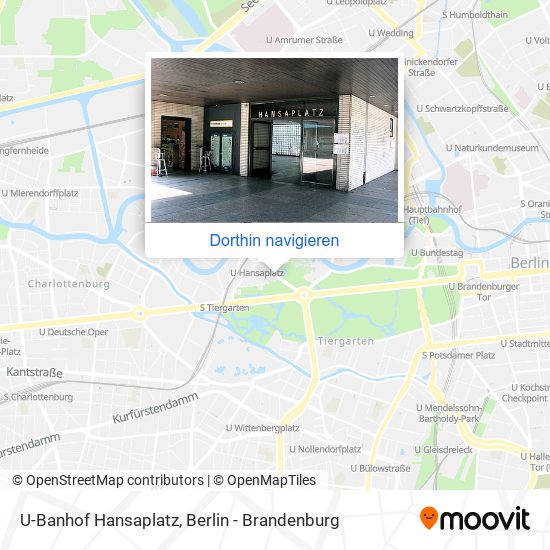 U-Banhof Hansaplatz Karte