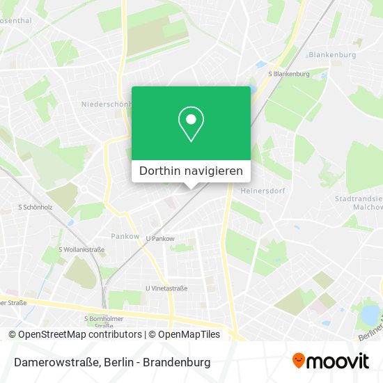 Damerowstraße Karte