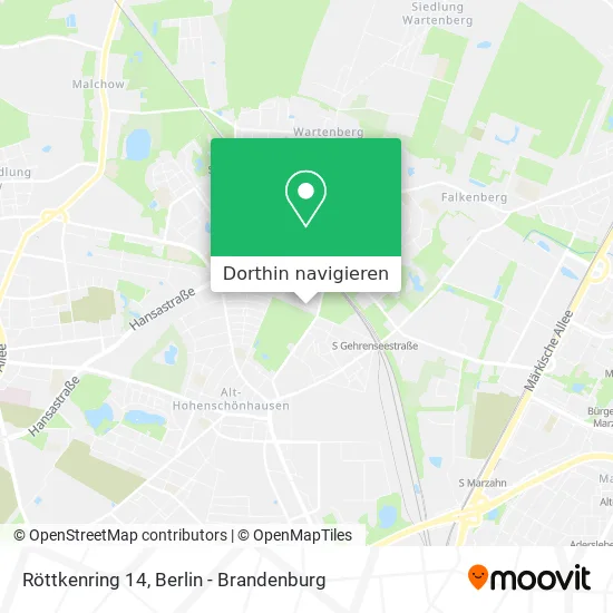 Röttkenring 14 Karte