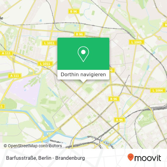 Barfusstraße Karte