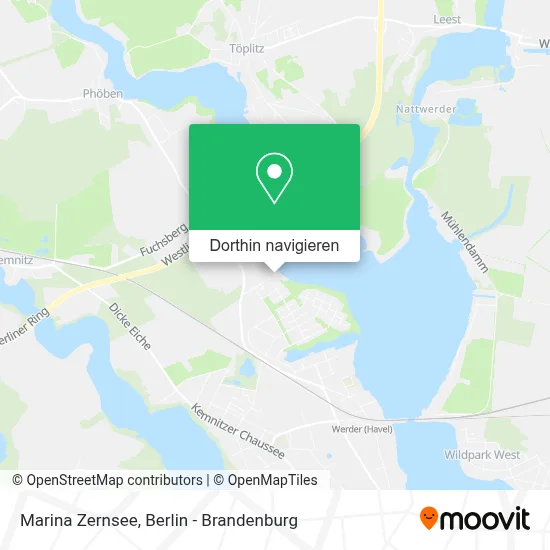 Marina Zernsee Karte