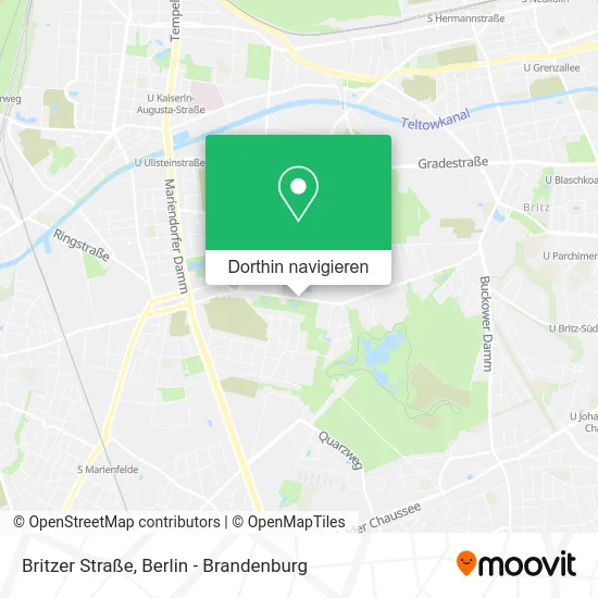 Britzer Straße Karte