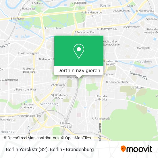 Berlin Yorckstr.(S2) Karte