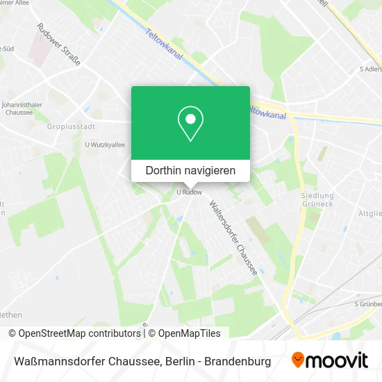 Waßmannsdorfer Chaussee Karte