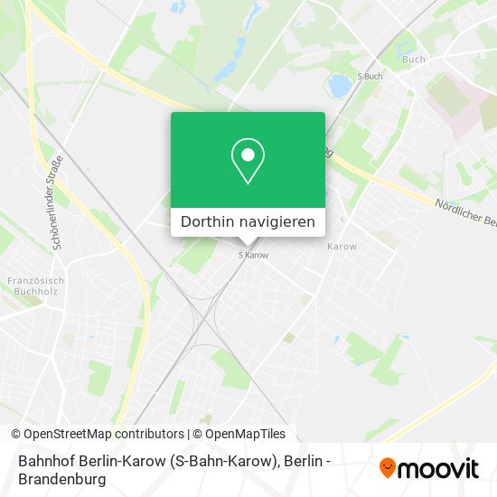 Bahnhof Berlin-Karow (S-Bahn-Karow) Karte