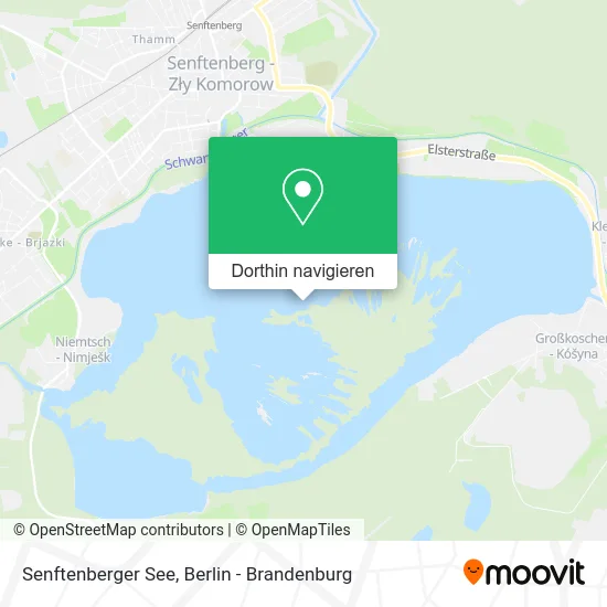 Senftenberger See Karte