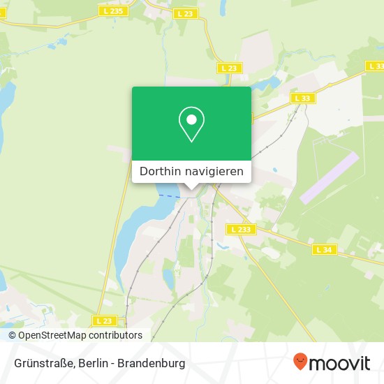 Grünstraße Karte