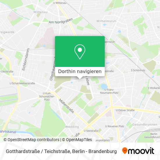 Gotthardstraße / Teichstraße Karte