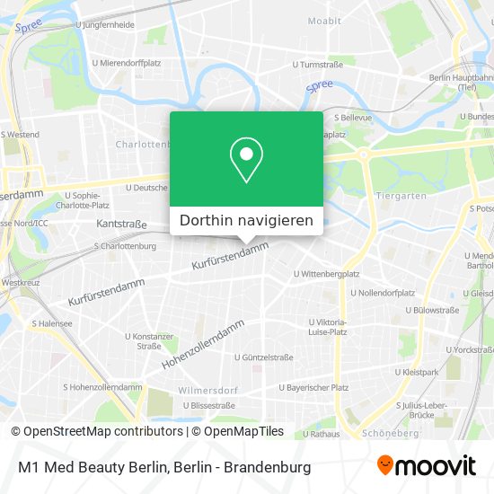 M1 Med Beauty Berlin Karte