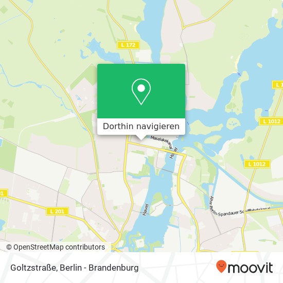 Goltzstraße Karte