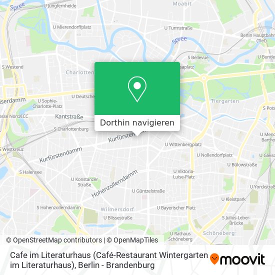 Cafe im Literaturhaus (Café-Restaurant Wintergarten im Literaturhaus) Karte