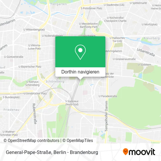 General-Pape-Straße Karte