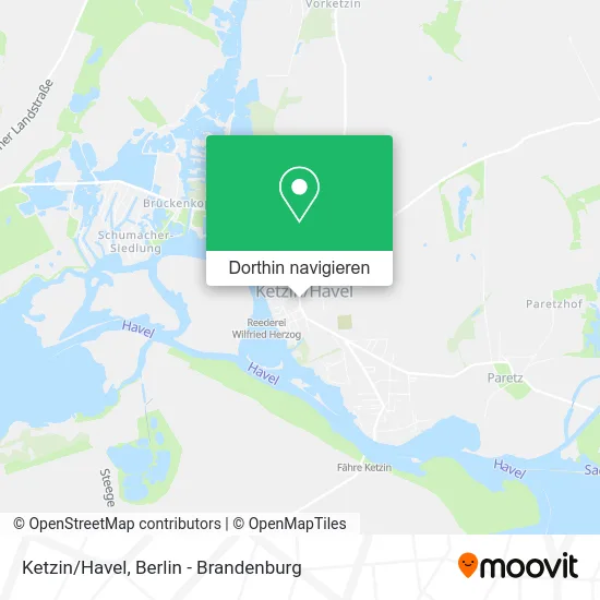Ketzin/Havel Karte