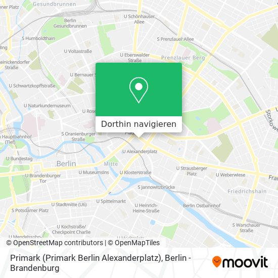 Primark (Primark Berlin Alexanderplatz) Karte