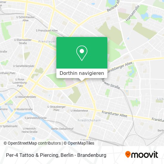 Per-4 Tattoo & Piercing Karte