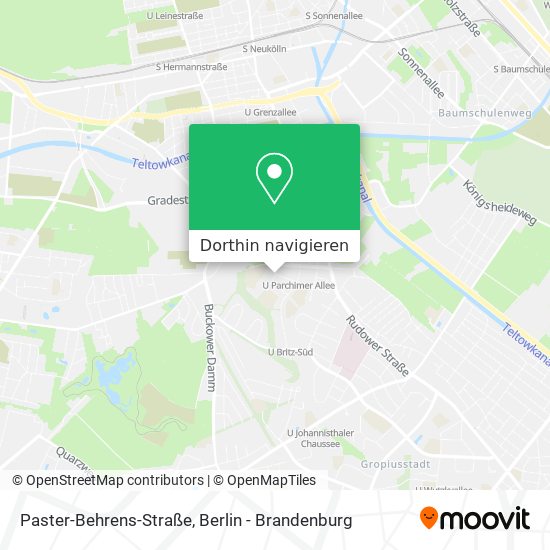 Paster-Behrens-Straße Karte