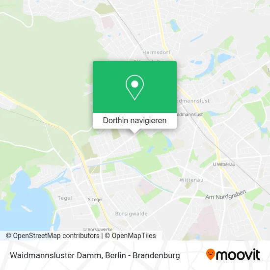 Waidmannsluster Damm Karte
