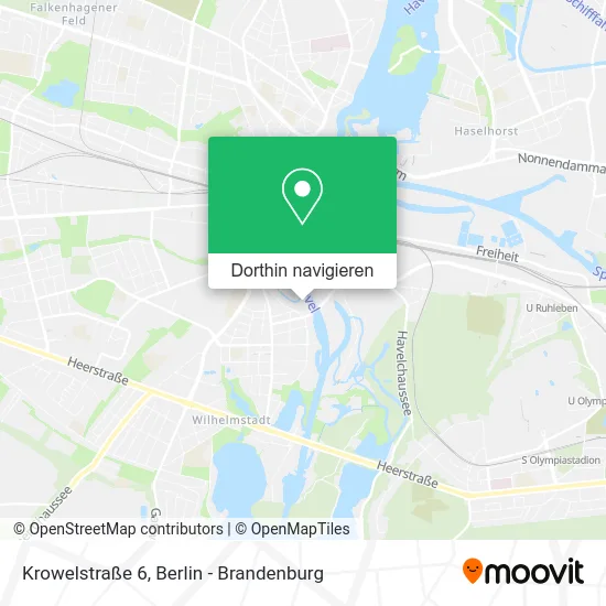 Krowelstraße 6 Karte