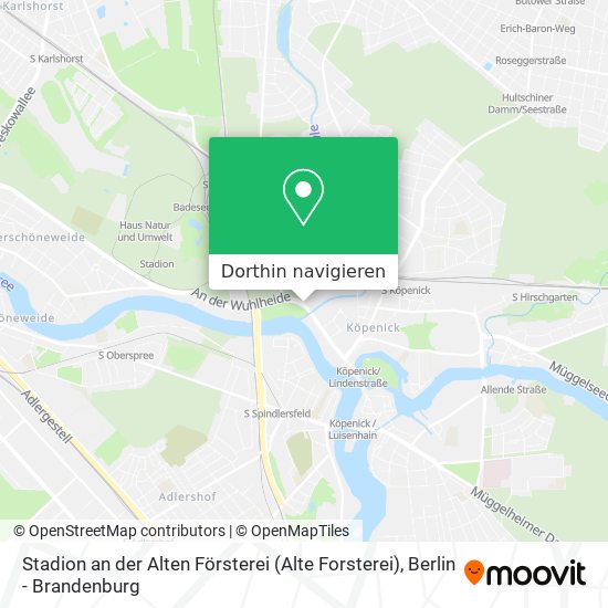 Stadion an der Alten Försterei (Alte Forsterei) Karte