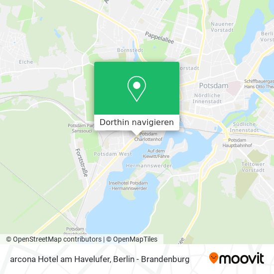 arcona Hotel am Havelufer Karte