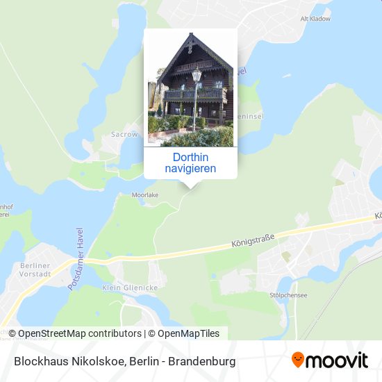 Blockhaus Nikolskoe Karte