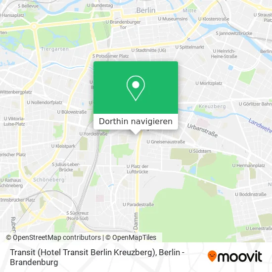 Transit (Hotel Transit Berlin Kreuzberg) Karte