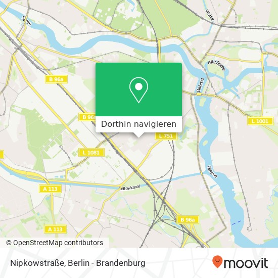 Nipkowstraße Karte