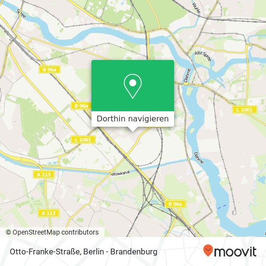 Otto-Franke-Straße Karte
