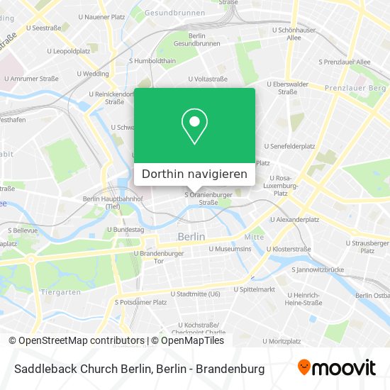 Saddleback Church Berlin Karte