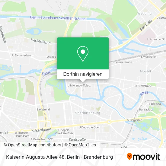 Kaiserin-Augusta-Allee 48 Karte