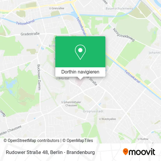 Rudower Straße 48 Karte