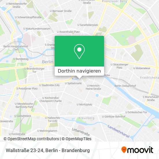 Wallstraße 23-24 Karte