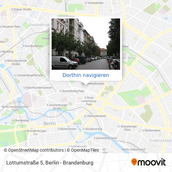 Lottumstraße 5 Karte