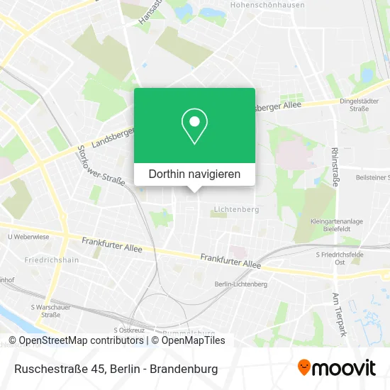 Ruschestraße 45 Karte