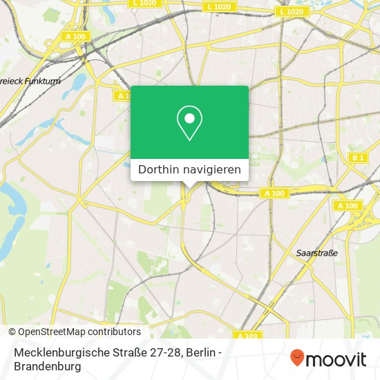 Mecklenburgische Straße 27-28 Karte