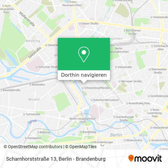 Scharnhorststraße 13 Karte