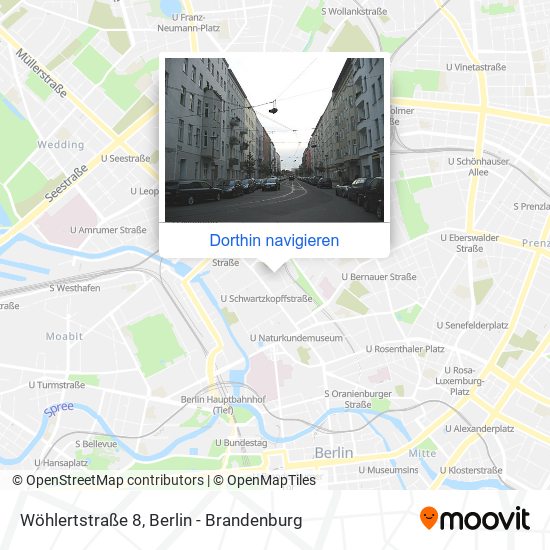 Wöhlertstraße 8 Karte
