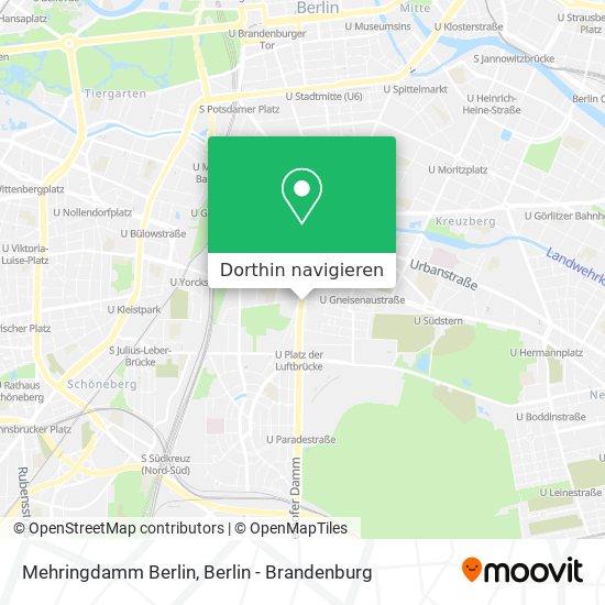 Mehringdamm Berlin Karte