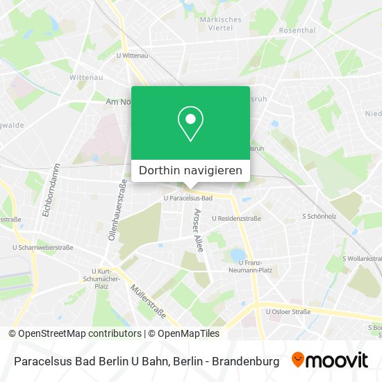 Paracelsus Bad Berlin U Bahn Karte