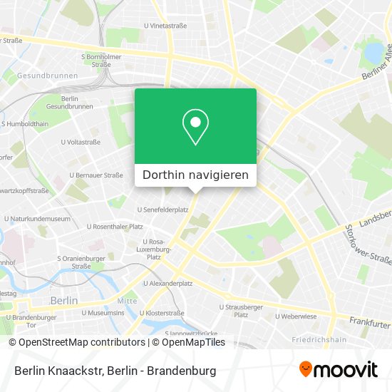 Berlin Knaackstr Karte