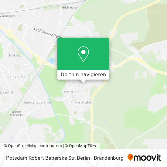Potsdam Robert Baberske Str Karte