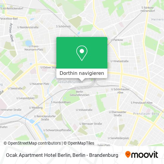 Ocak Apartment Hotel Berlin Karte