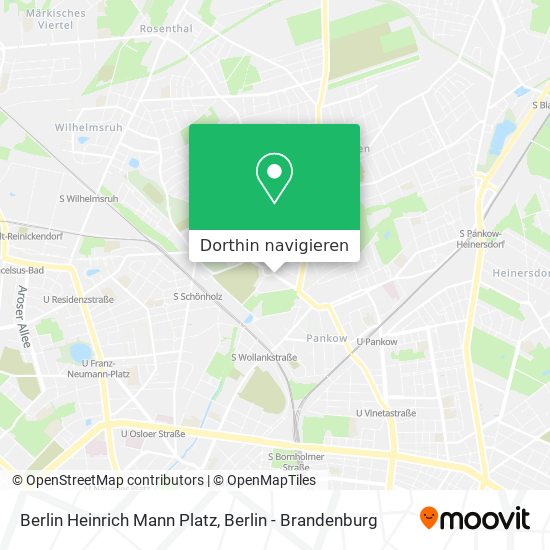 Berlin Heinrich Mann Platz Karte