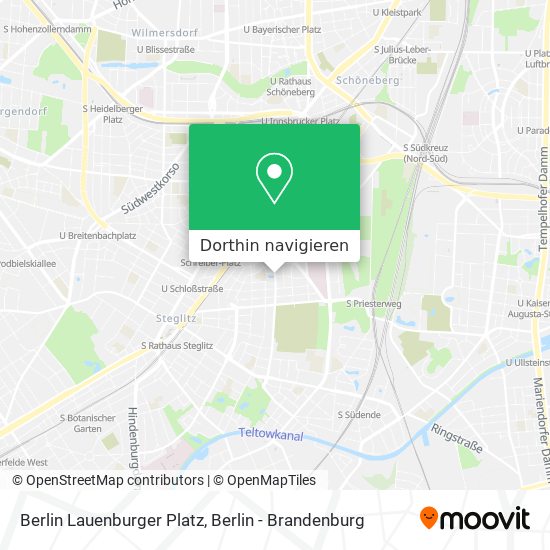 Berlin Lauenburger Platz Karte