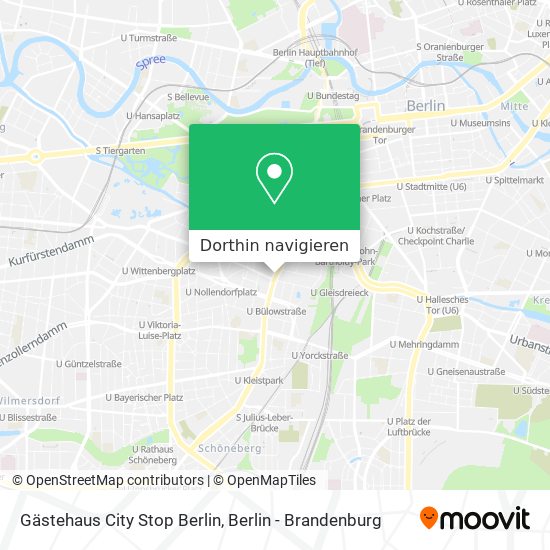 Gästehaus City Stop Berlin Karte