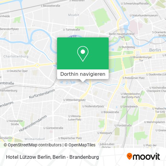 Hotel Lützow Berlin Karte