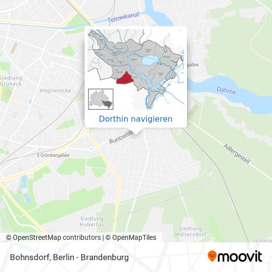 Bohnsdorf Karte